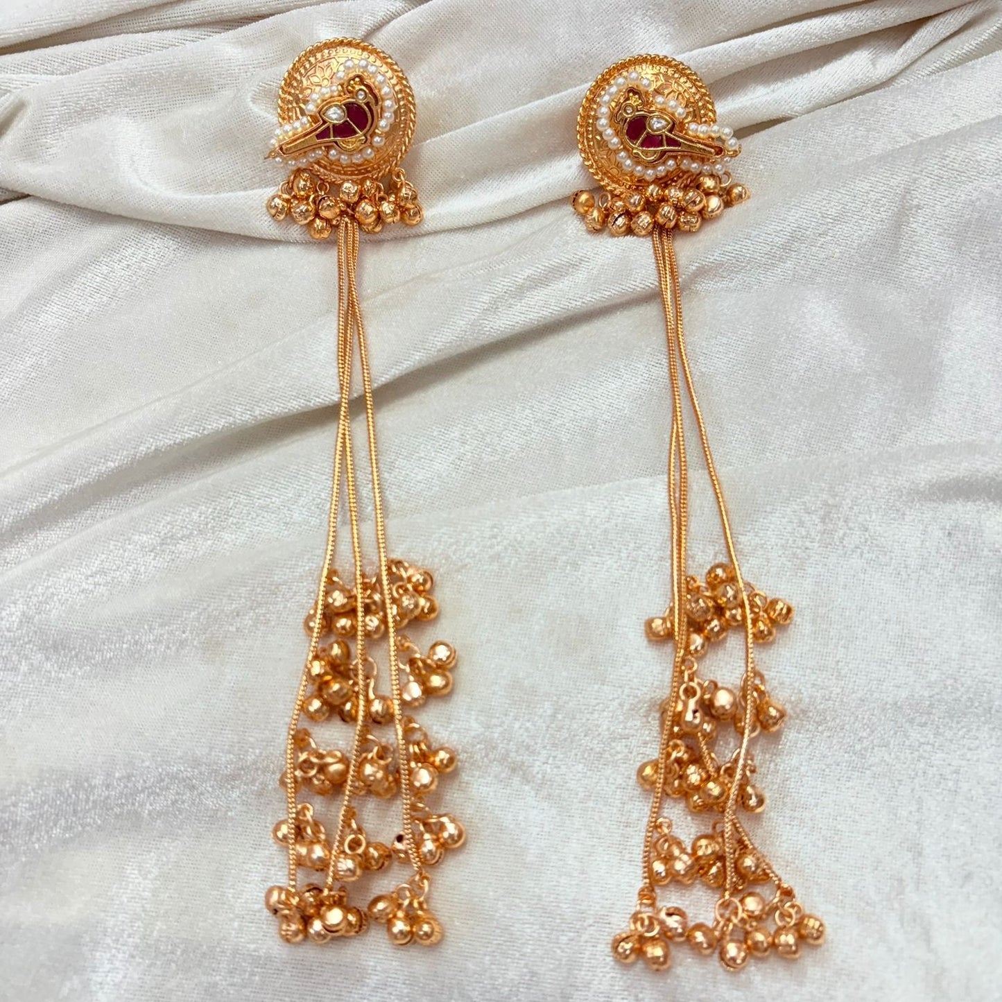 MOR KASHMIRI DEJHOOR EARRINGS Gehnacollections