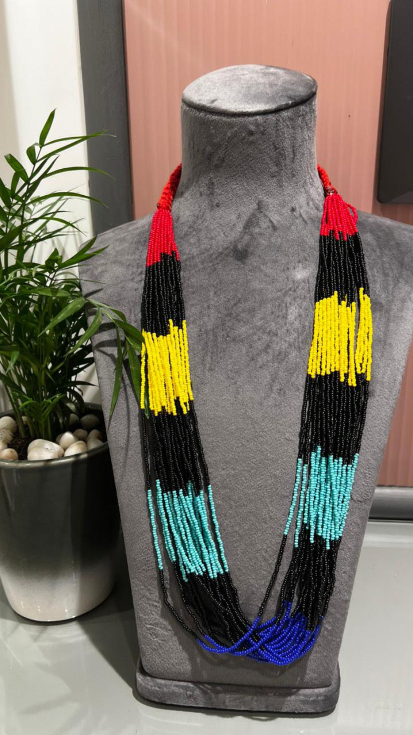 SHEENA MULTICOLOUR LAYER MALA Gehnacollections