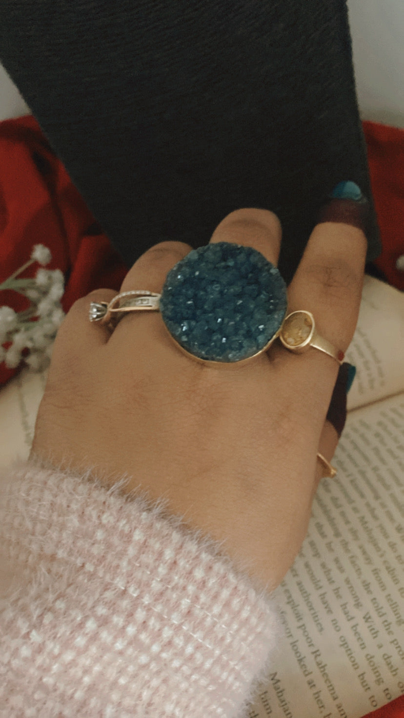 UNFINISHED STONE RING Gehnacollections