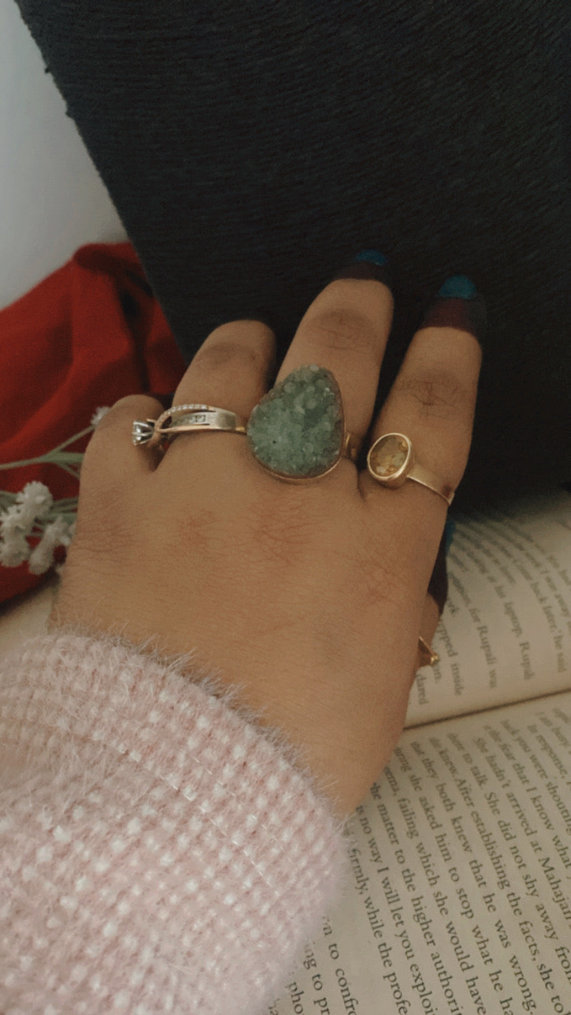 UNFINISHED STONE RING Gehnacollections