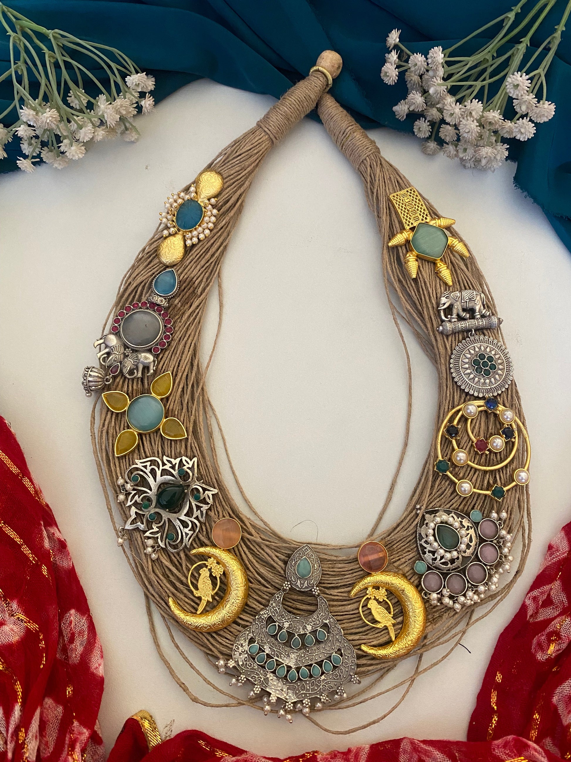 FUSION JUTE NECKLACE Gehnacollections