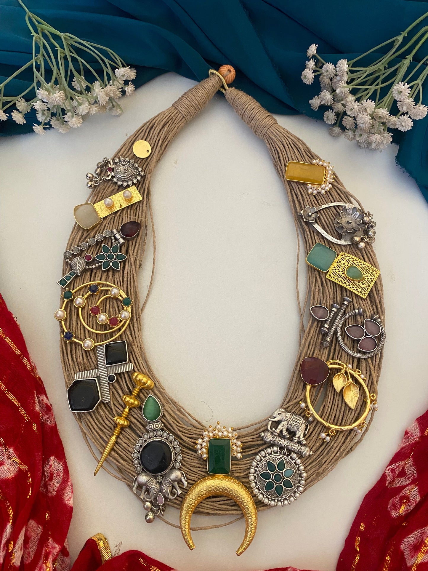 FUSION JUTE NECKLACE Gehnacollections