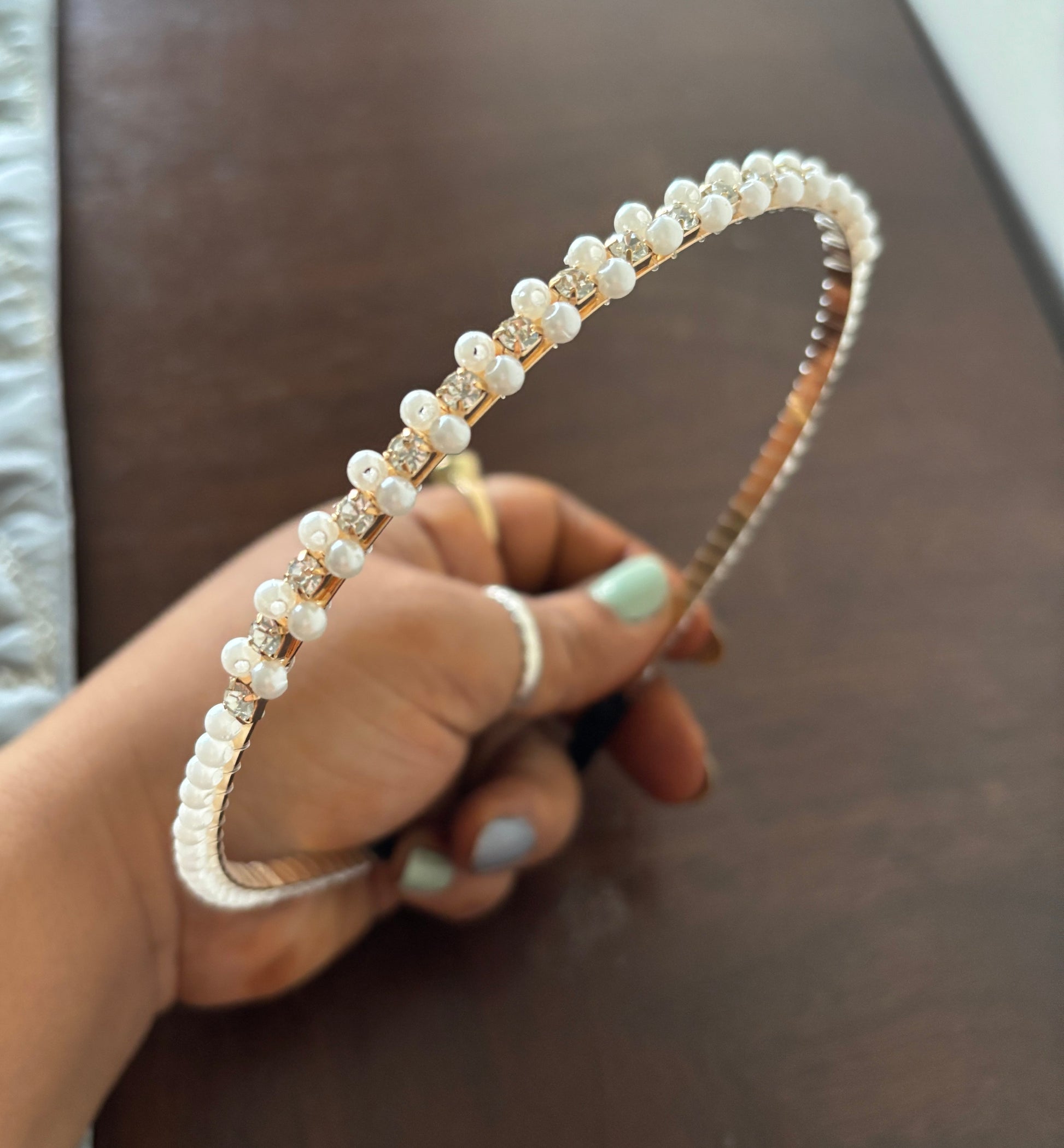 Pearl hair band for kids Gehnacollections