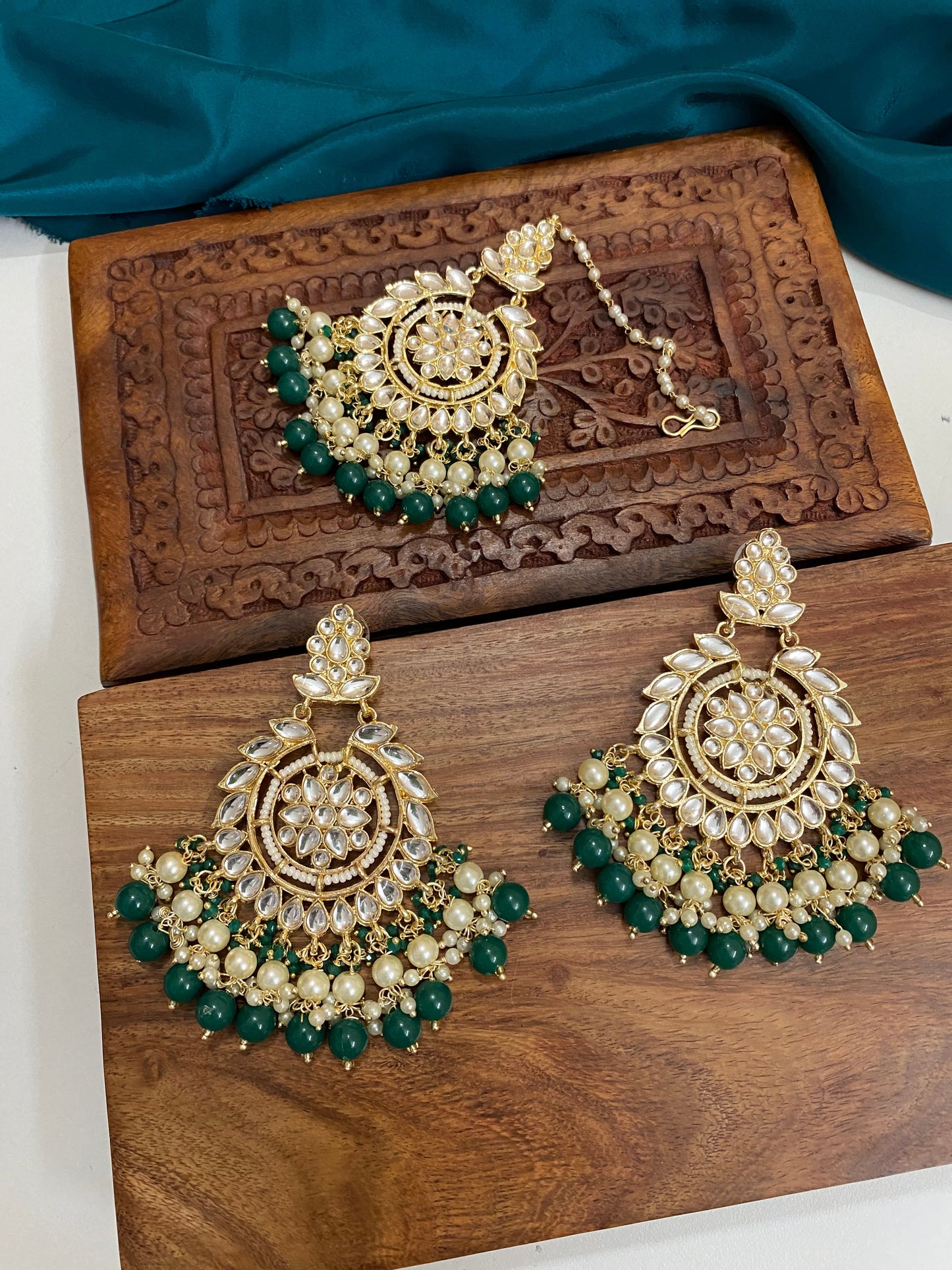 SEERAT CHANDBALI AND MAANGTIKA Gehnacollections