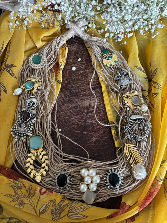 Fusion Jute Necklace Gehnacollections