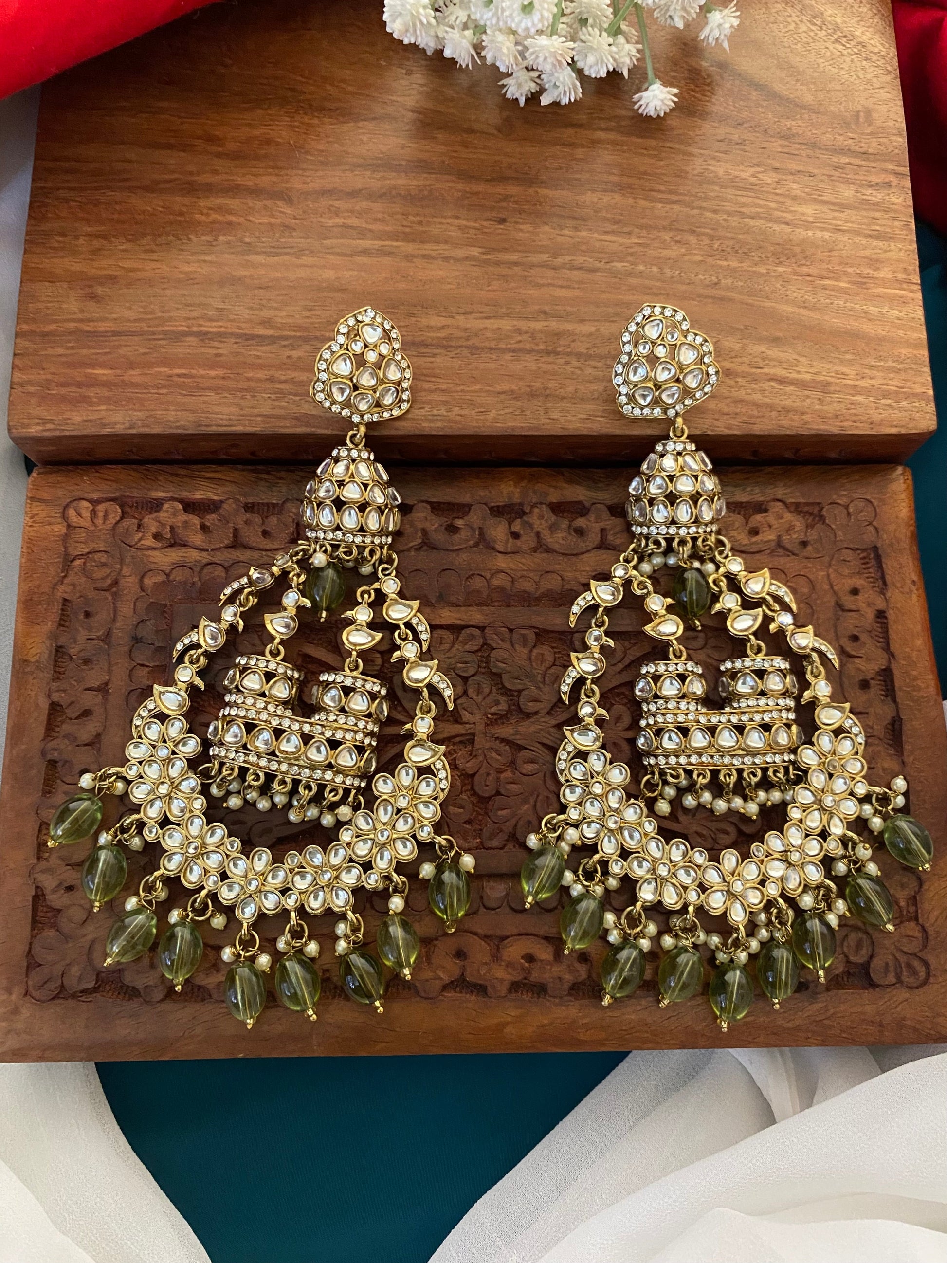 CHAAYA CHANDBALI Gehnacollections