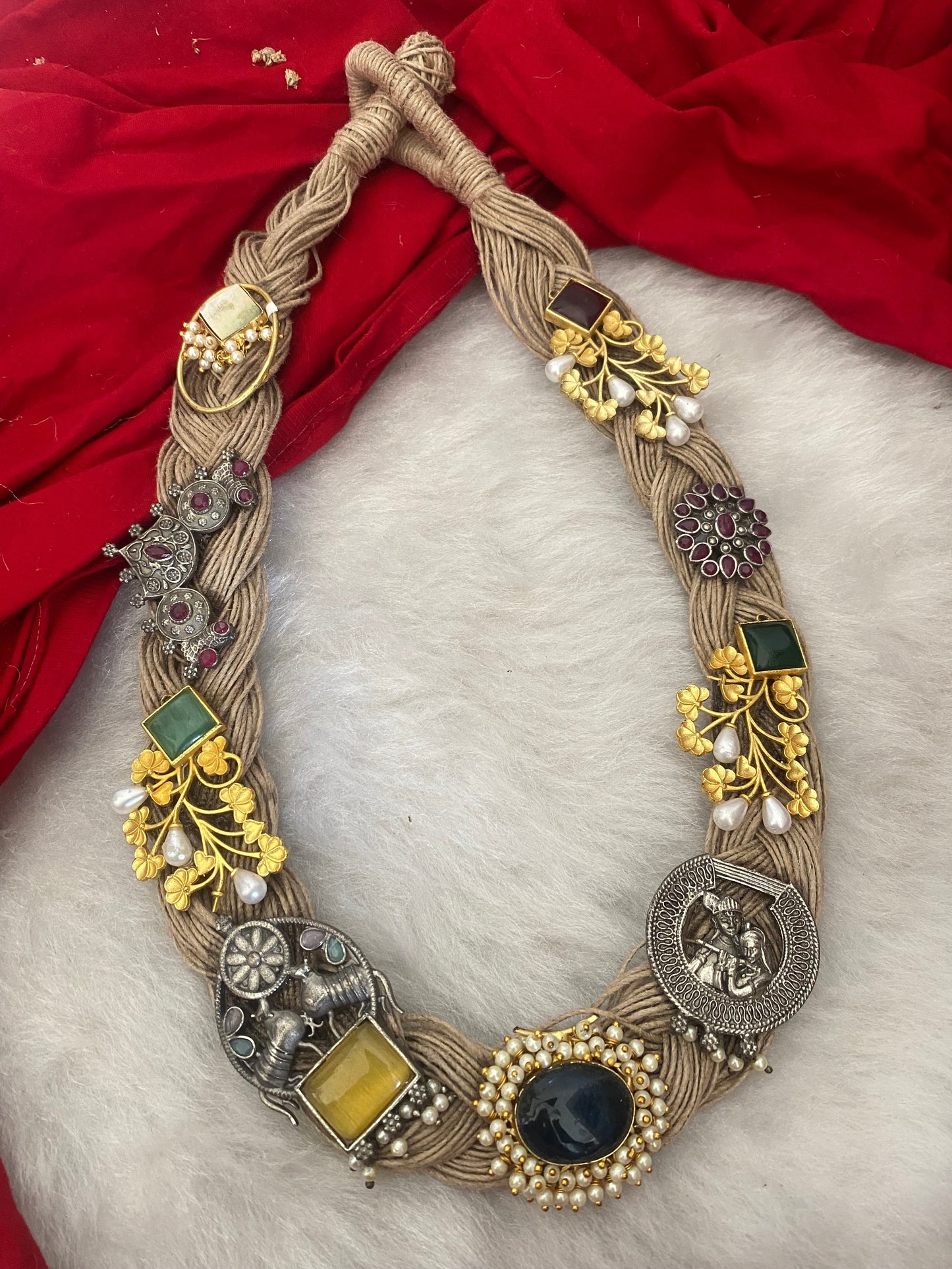 FUSION JUTE NECKLACE Gehnacollections