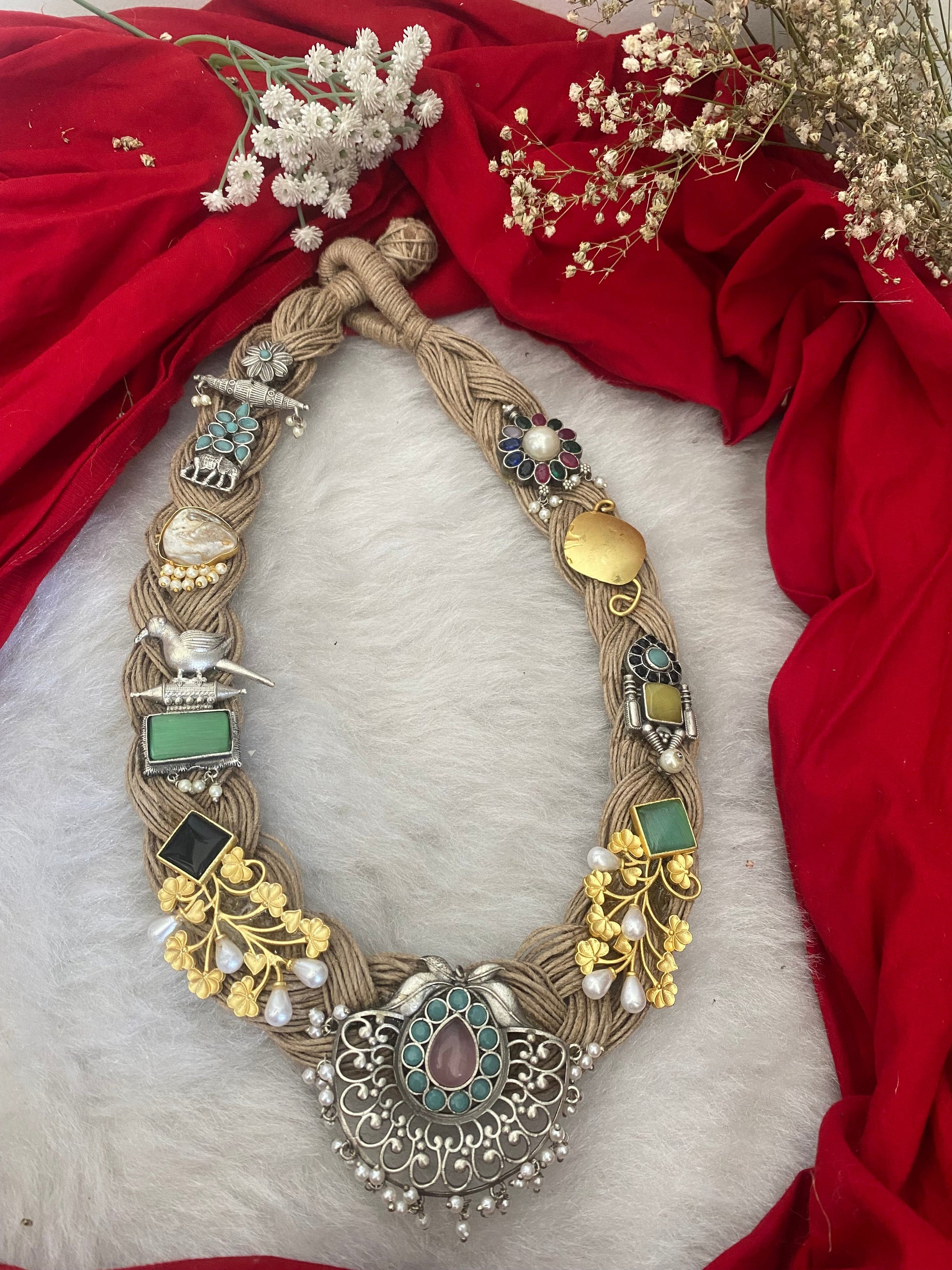 FUSION JUTE NECKLACE Gehnacollections