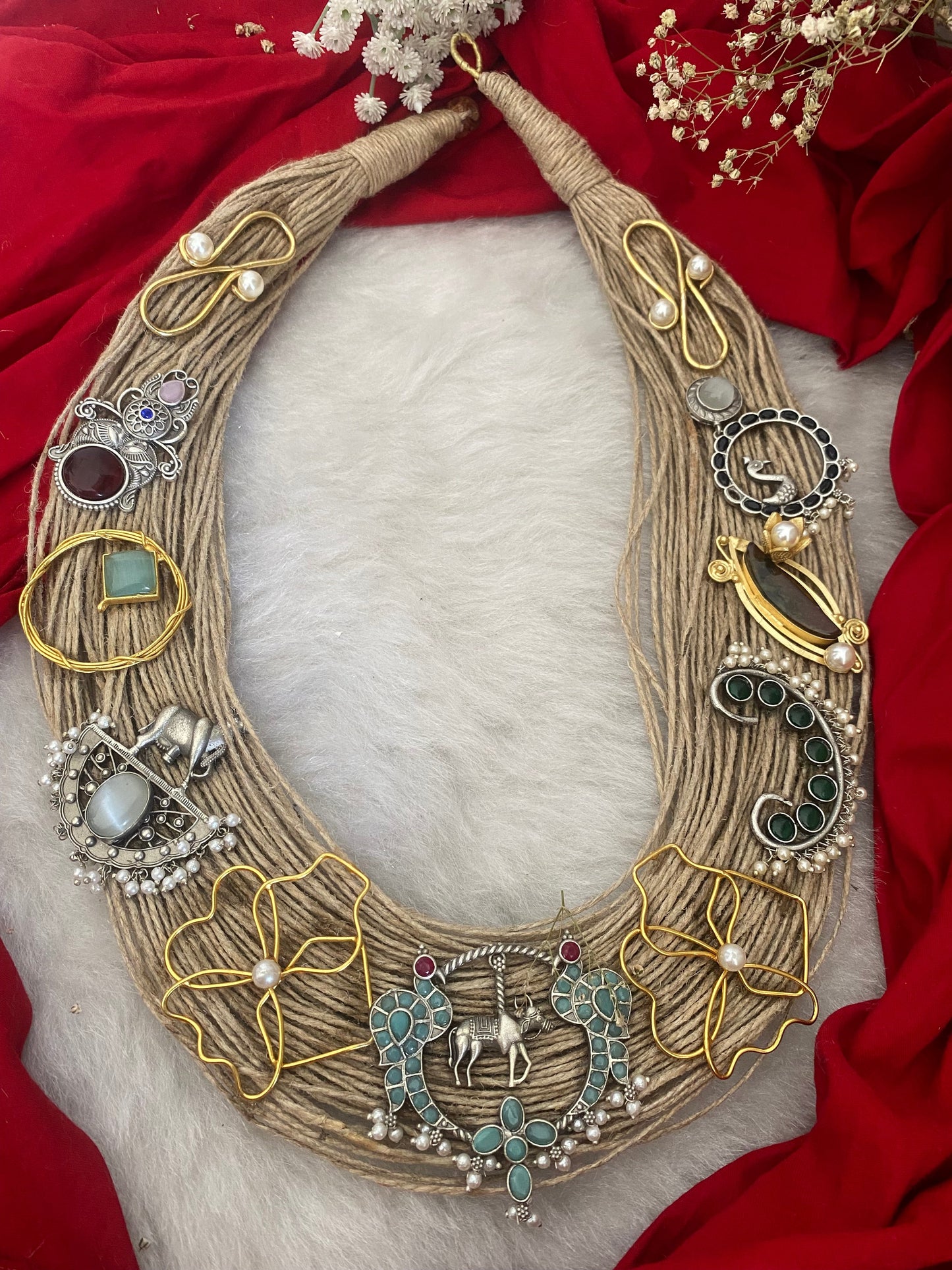 FUSION JUTE NECKLACE Gehnacollections