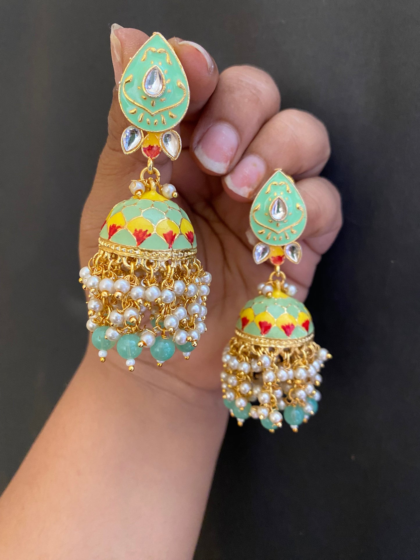 TANAY JHUMKA Gehnacollections