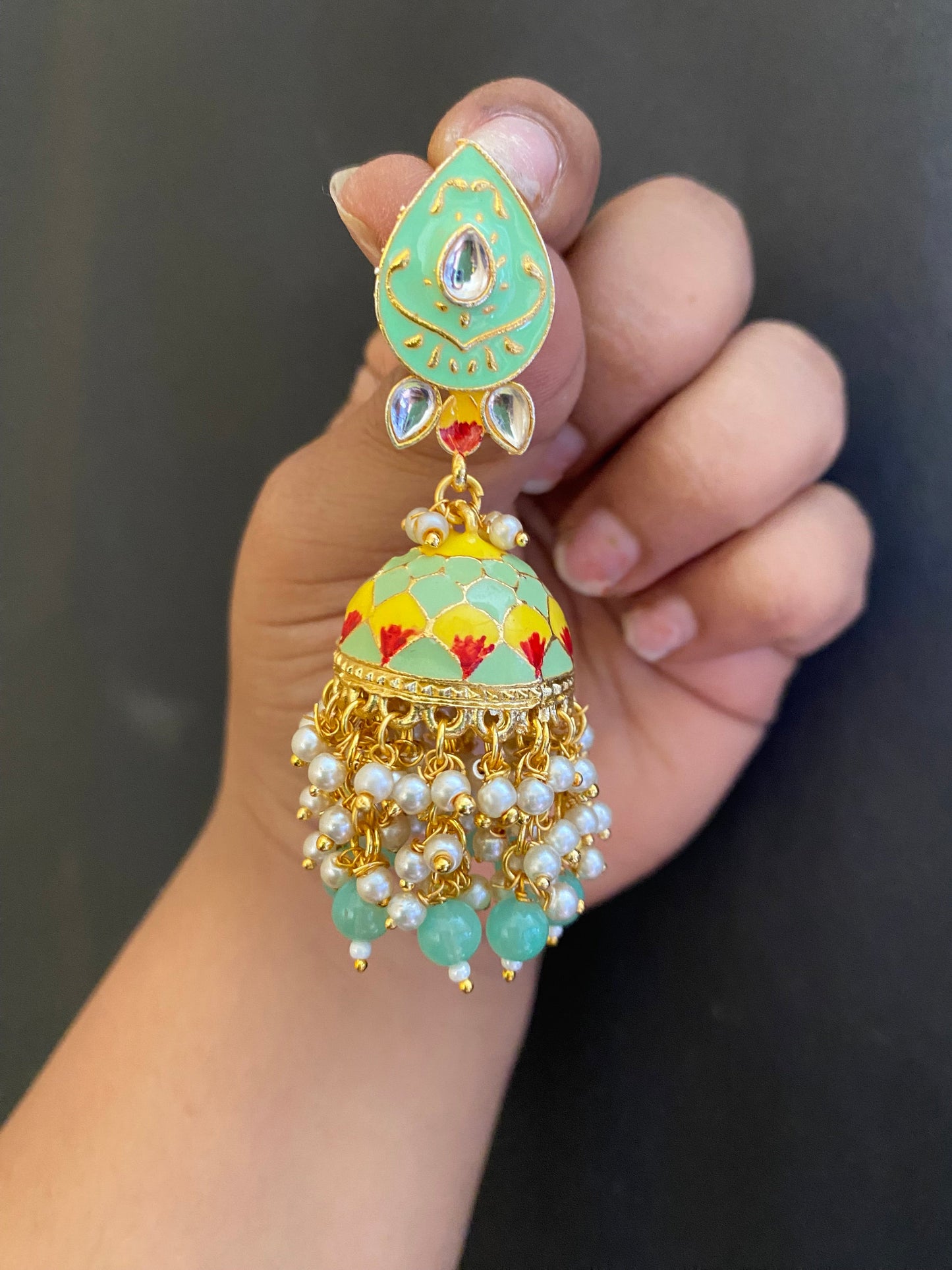 TANAY JHUMKA Gehnacollections