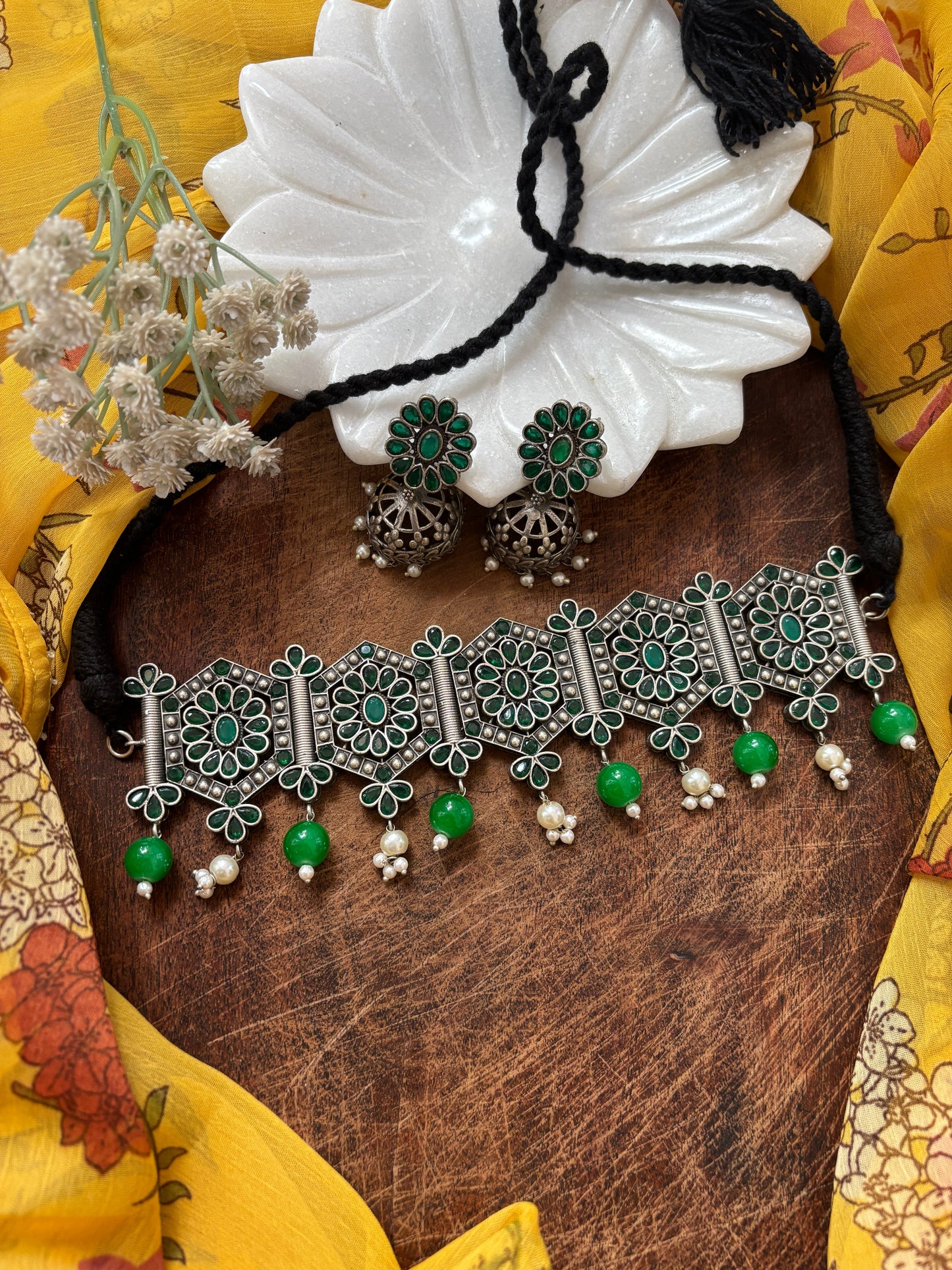 AMANAYA CHOKER SET Gehnacollections
