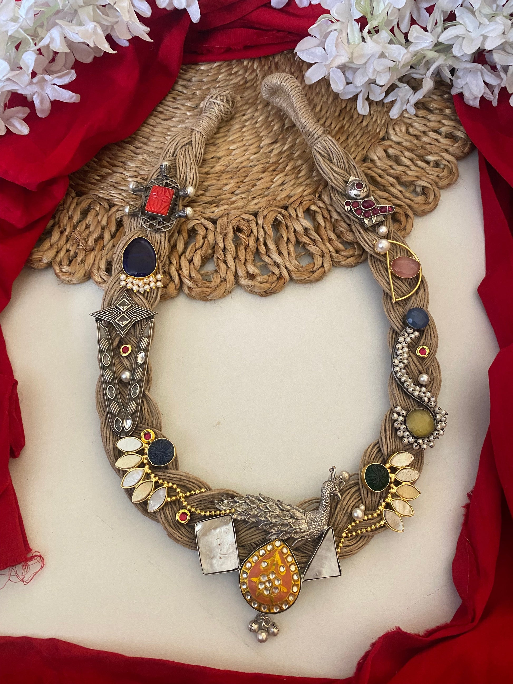 JUTE FUSION NECKLACE Gehnacollections