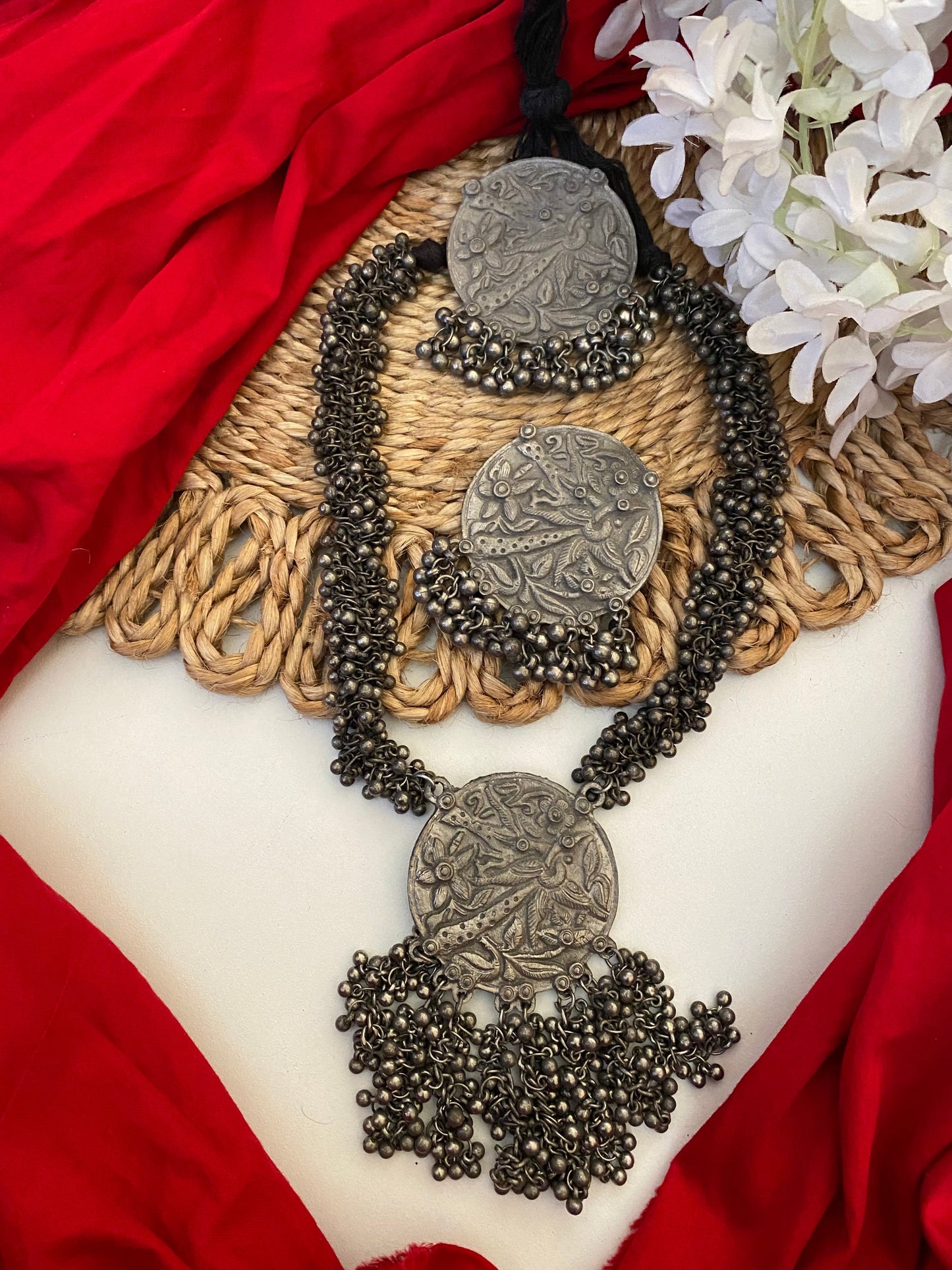 SAZIA LONG NECKLACE SET Gehnacollections