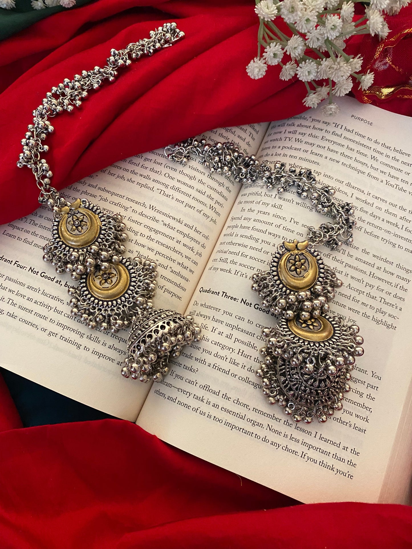 NITI DUAL TONE JHUMKA Gehnacollections