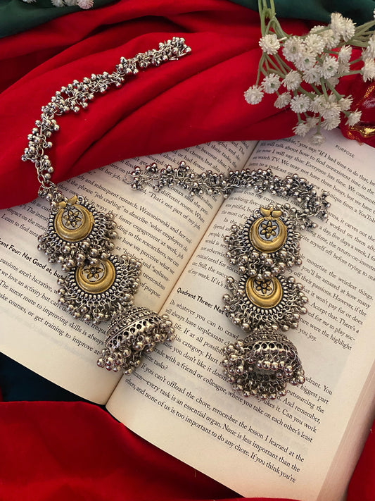 NITI DUAL TONE JHUMKA Gehnacollections
