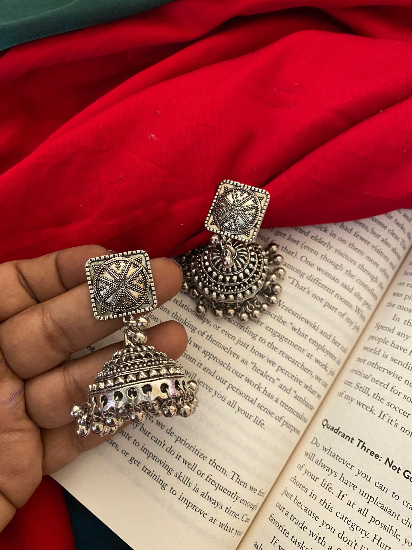 AROHI JHUMKA Gehnacollections