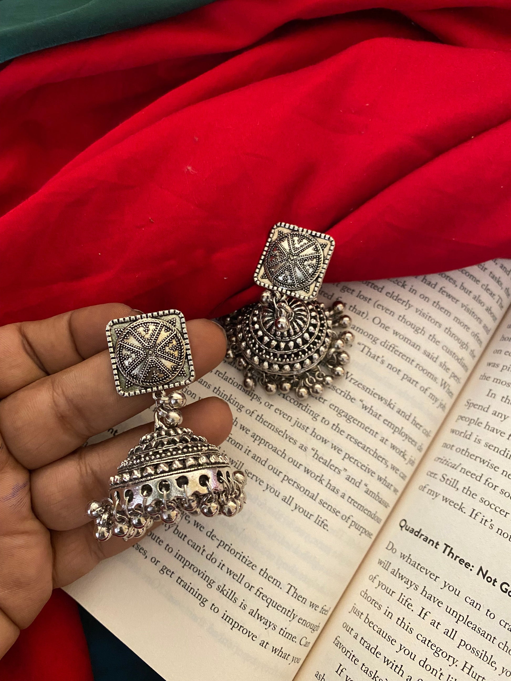 AROHI JHUMKA Gehnacollections