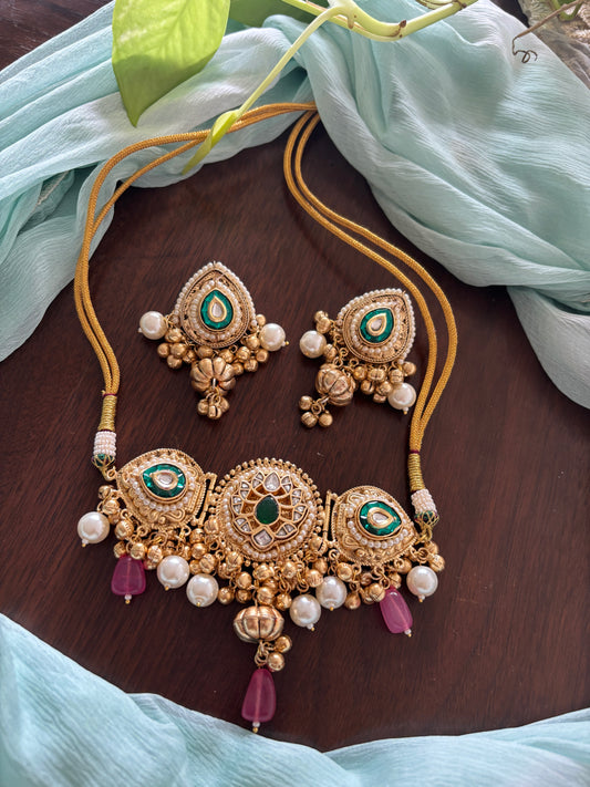 Saira choker Set Gehnacollections