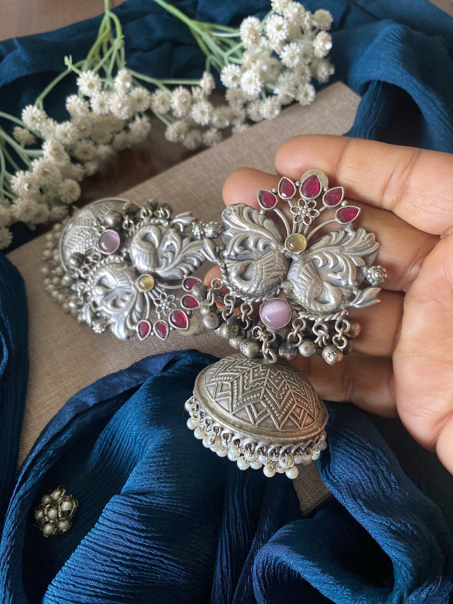 TISHAAN JHUMKA Gehnacollections