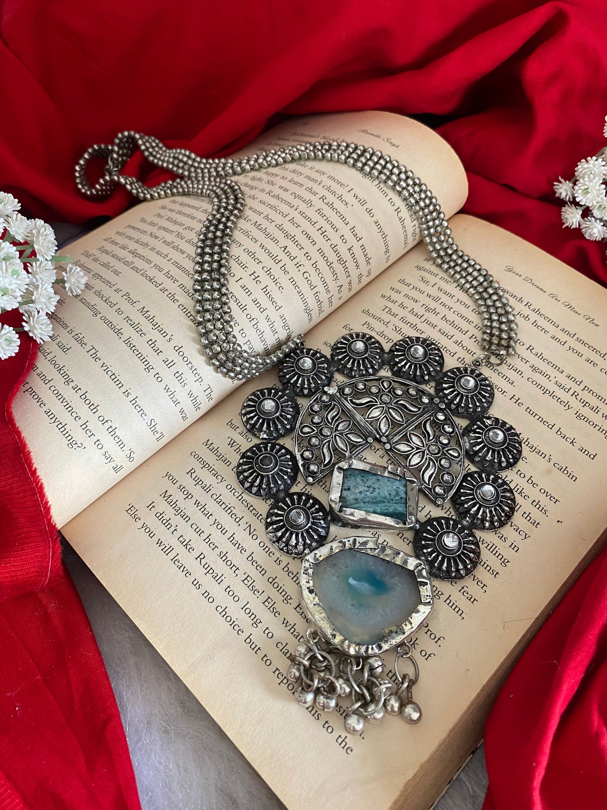 UNFINISHED STONE NECKLACE Gehnacollections