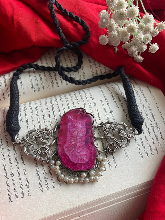 Unfinished Stone Choker Gehnacollections