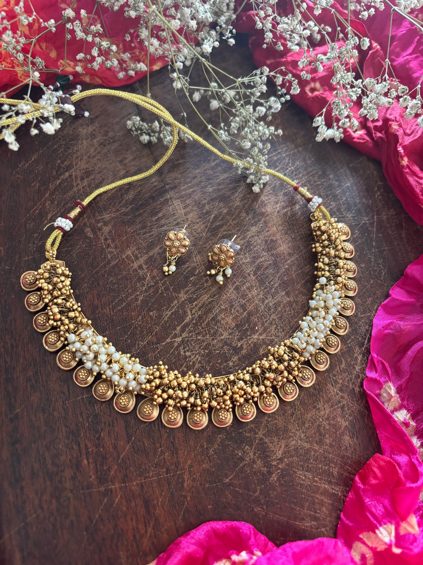 Neelam choker Set Gehnacollections