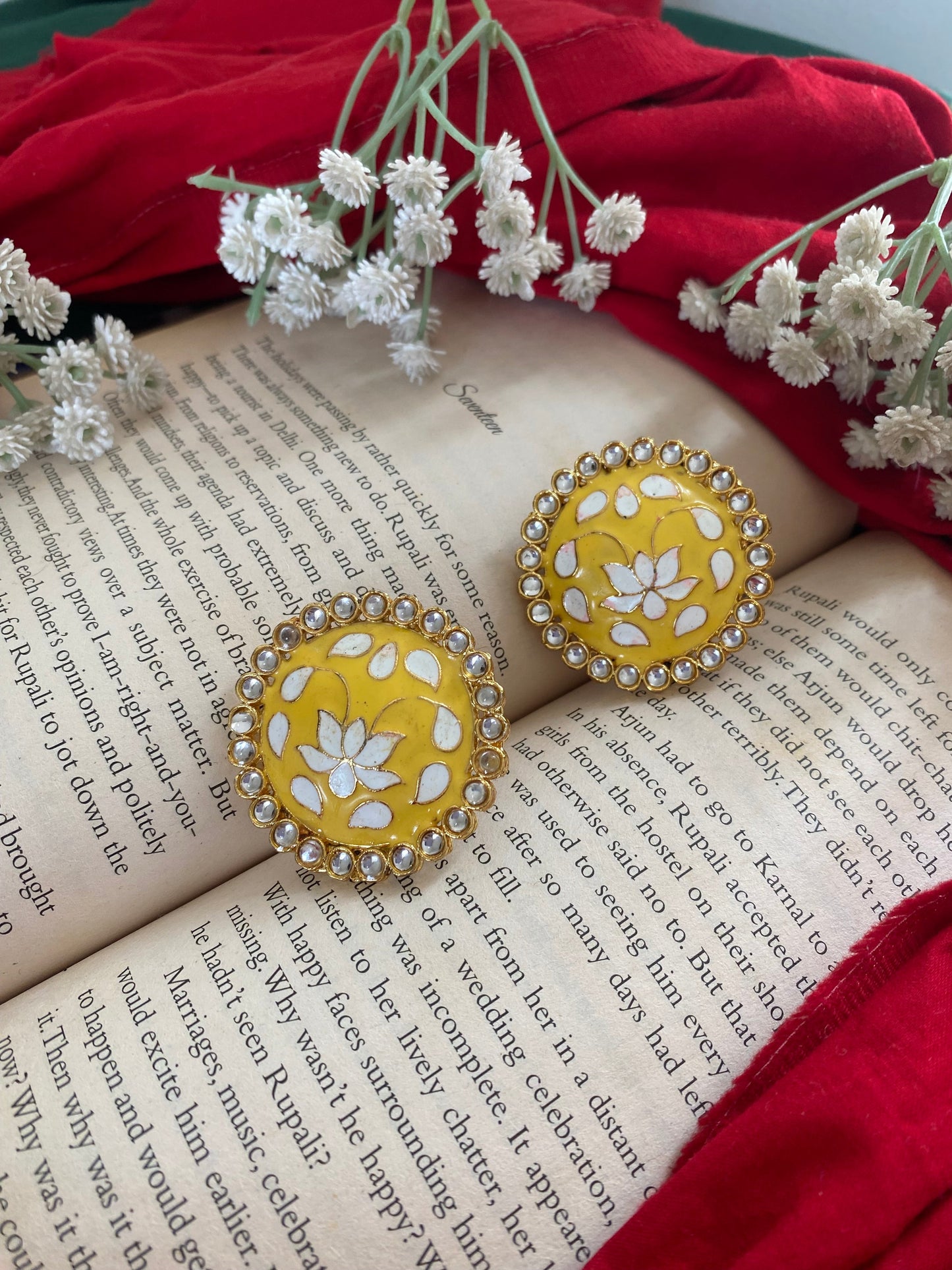 MEENAKARI STUDS Gehnacollections