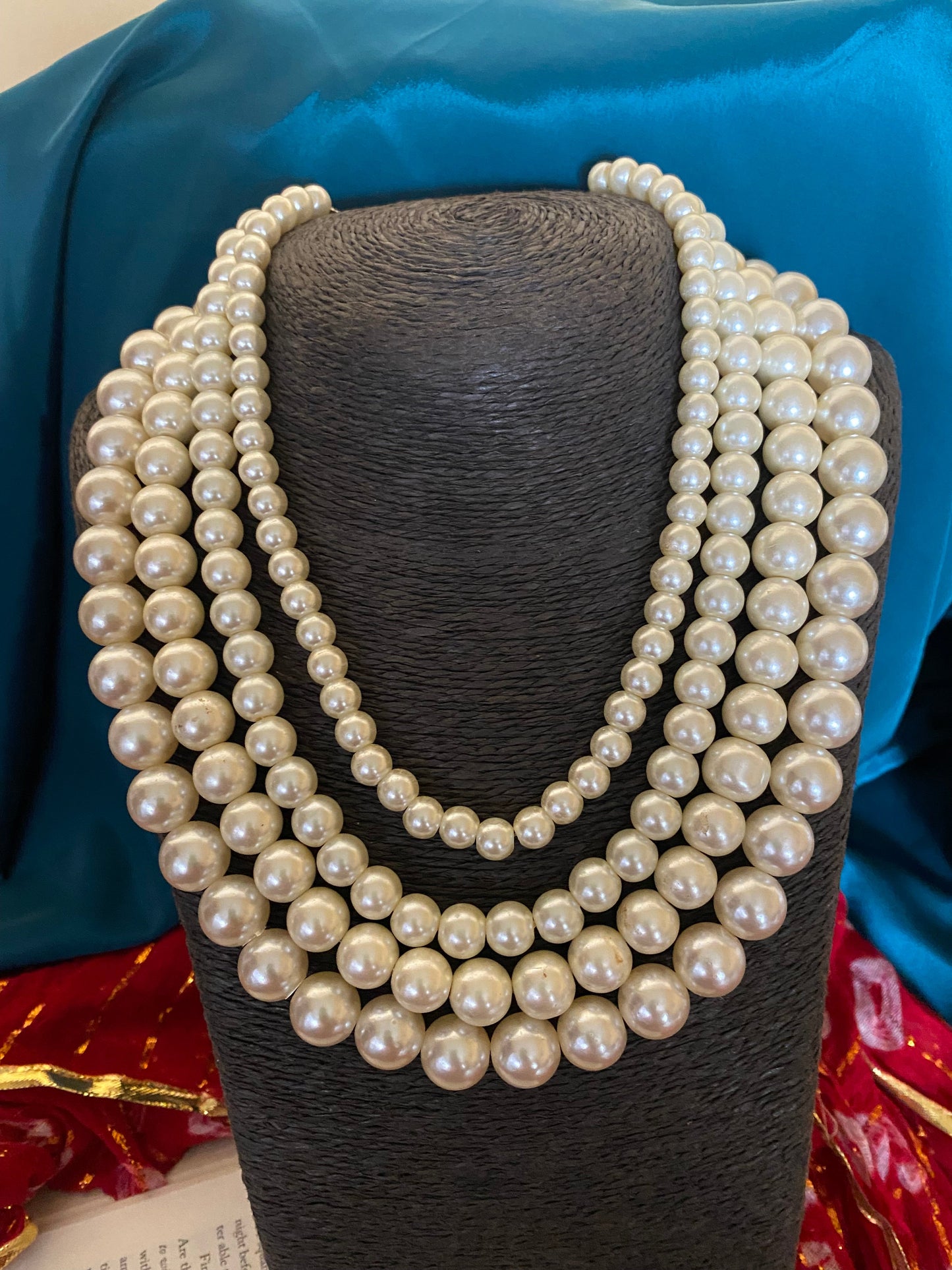 DISHA PEARL NECKLACE Gehnacollections