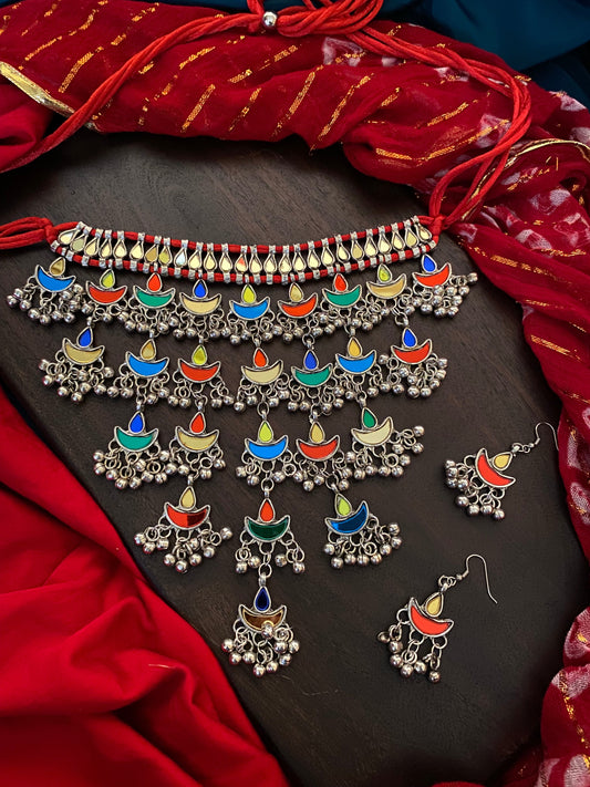 NAAZ SEESH CHOKER SET Gehnacollections