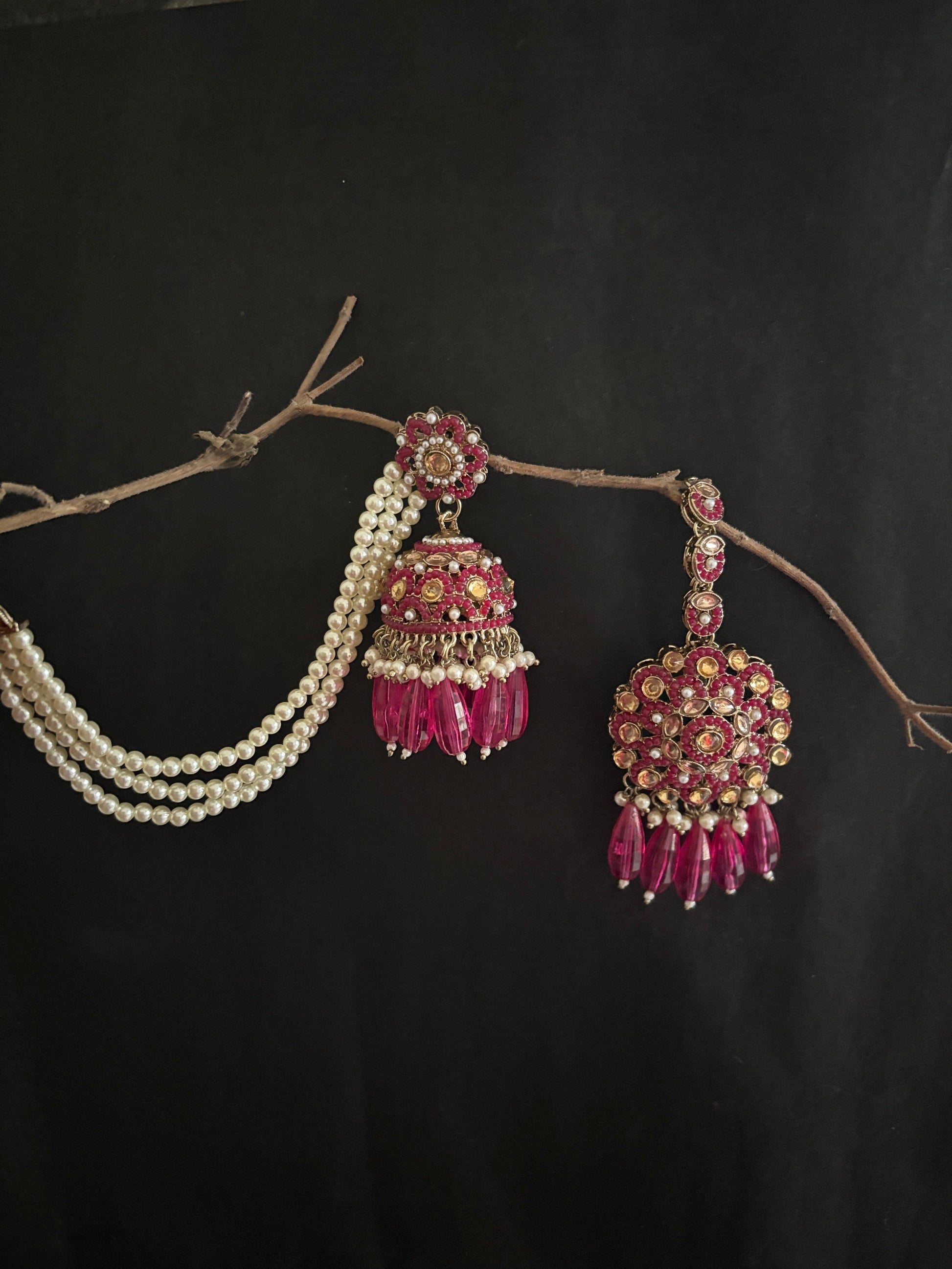 ABHISHIKTA JHUMKA AND MAANGTIKA Gehnacollections