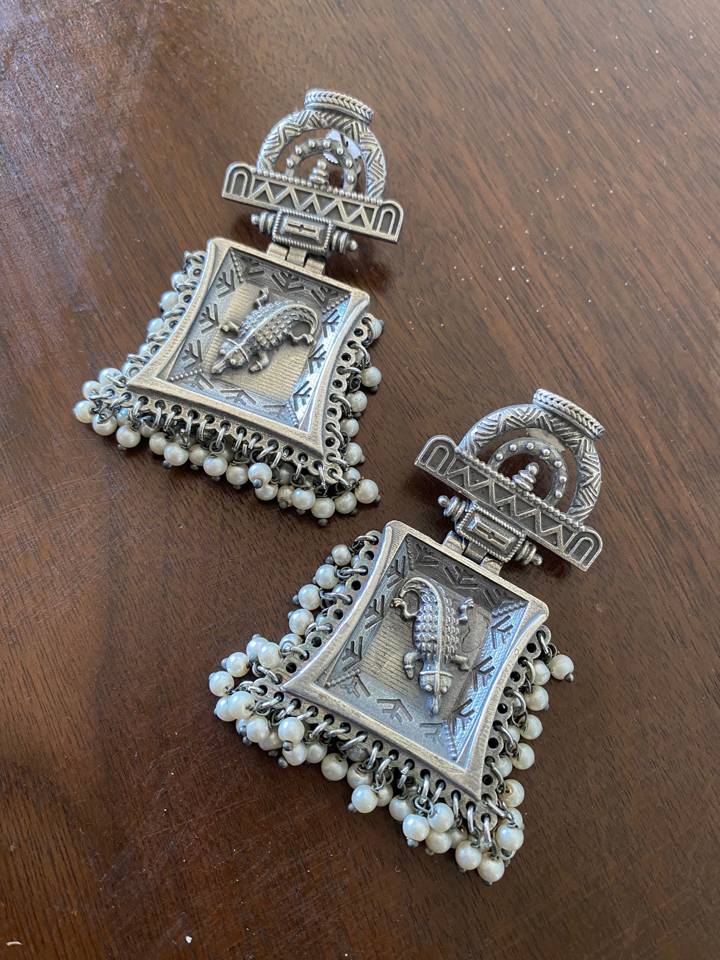 Crocodile Earrings Gehnacollections