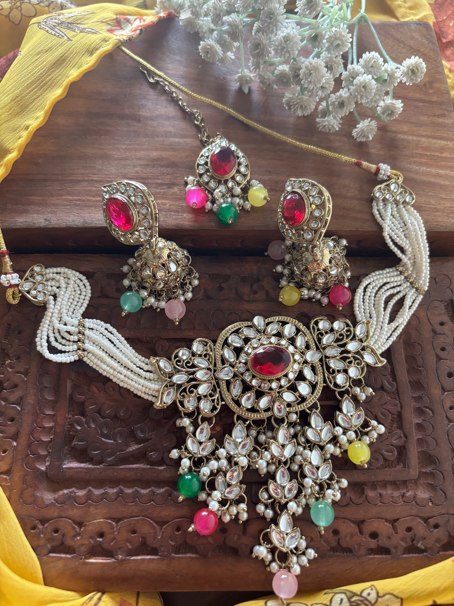 RHEA CHOKER SET Gehnacollections