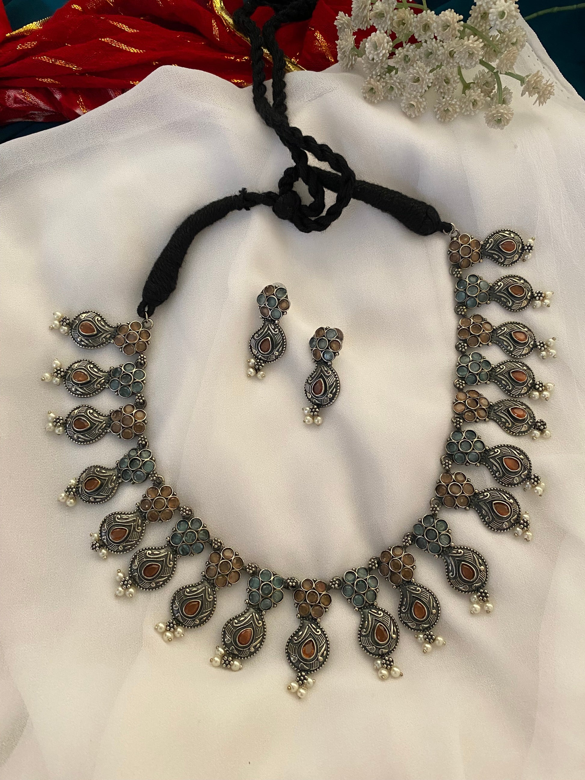 NEELAM NECKLACE SET Gehnacollections