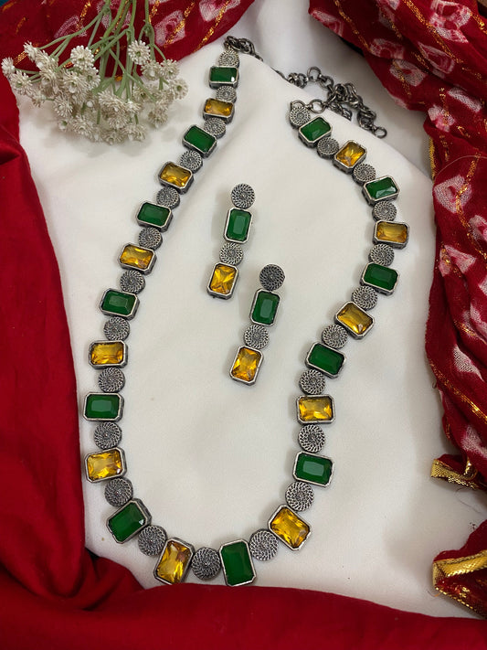 ZARA LONG NECKLACE SET Gehnacollections