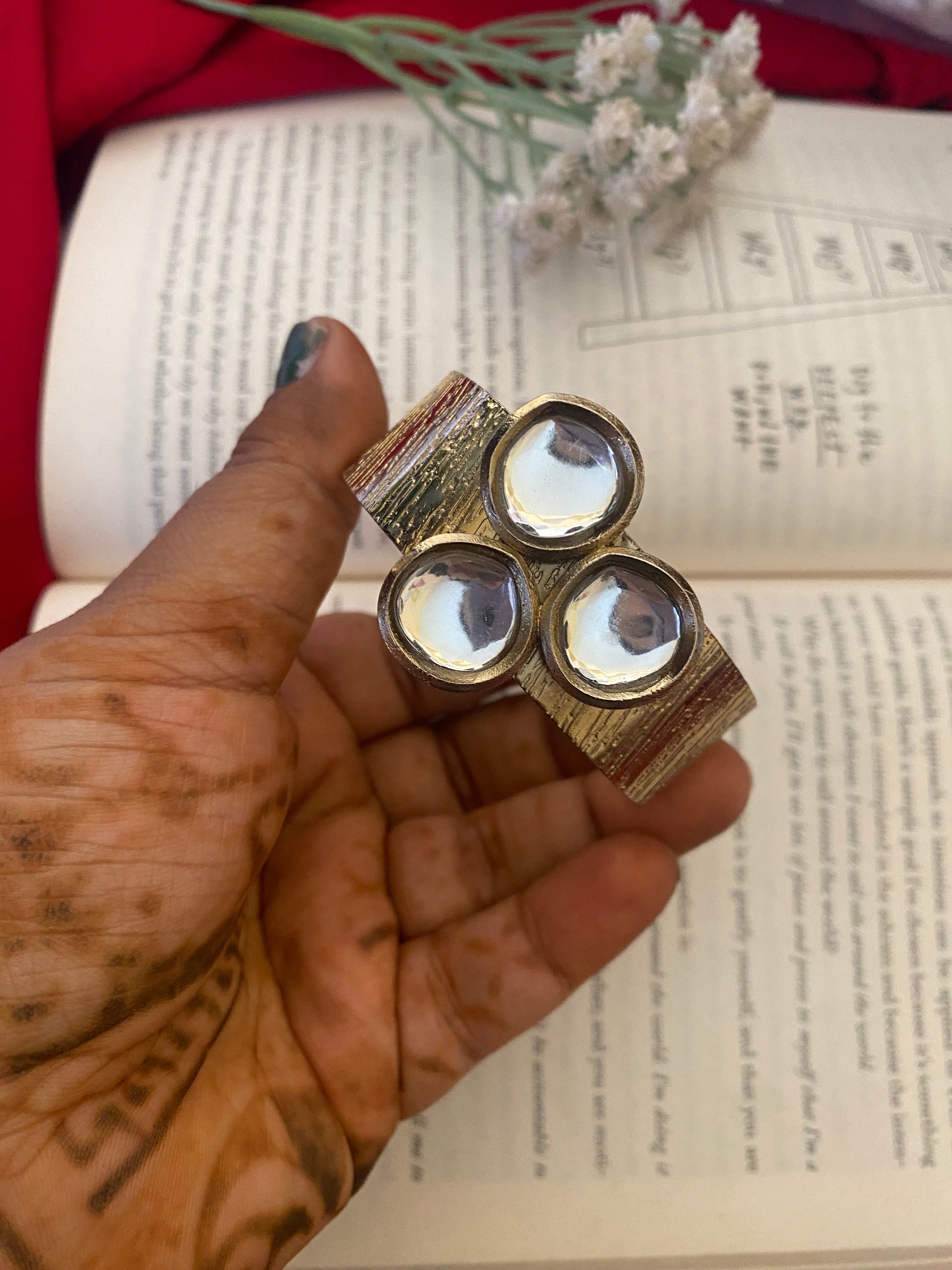 BRASS KUNDAN KADA Gehnacollections