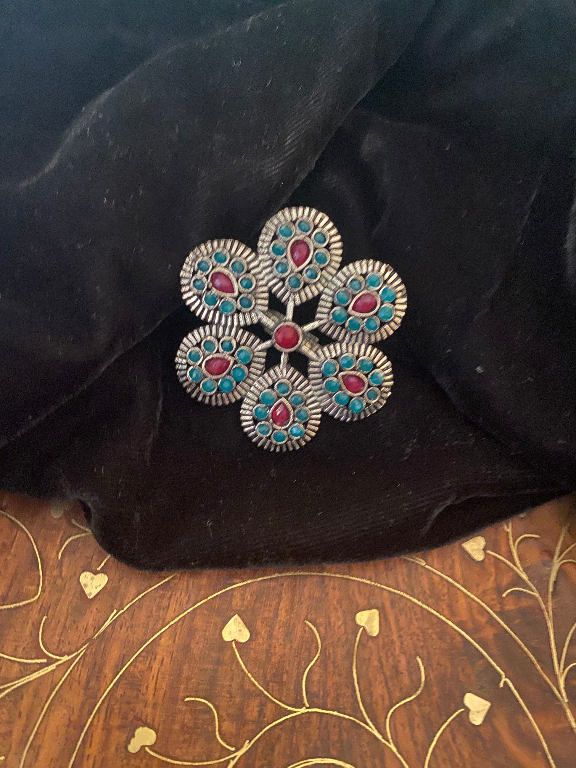 FLOWER JUMBO RING Gehnacollections