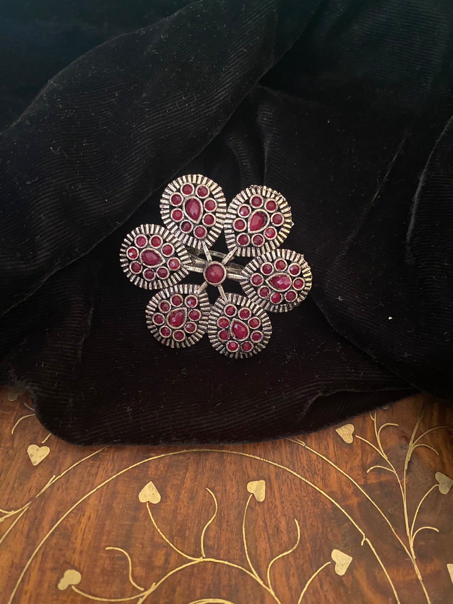 FLOWER JUMBO RING Gehnacollections