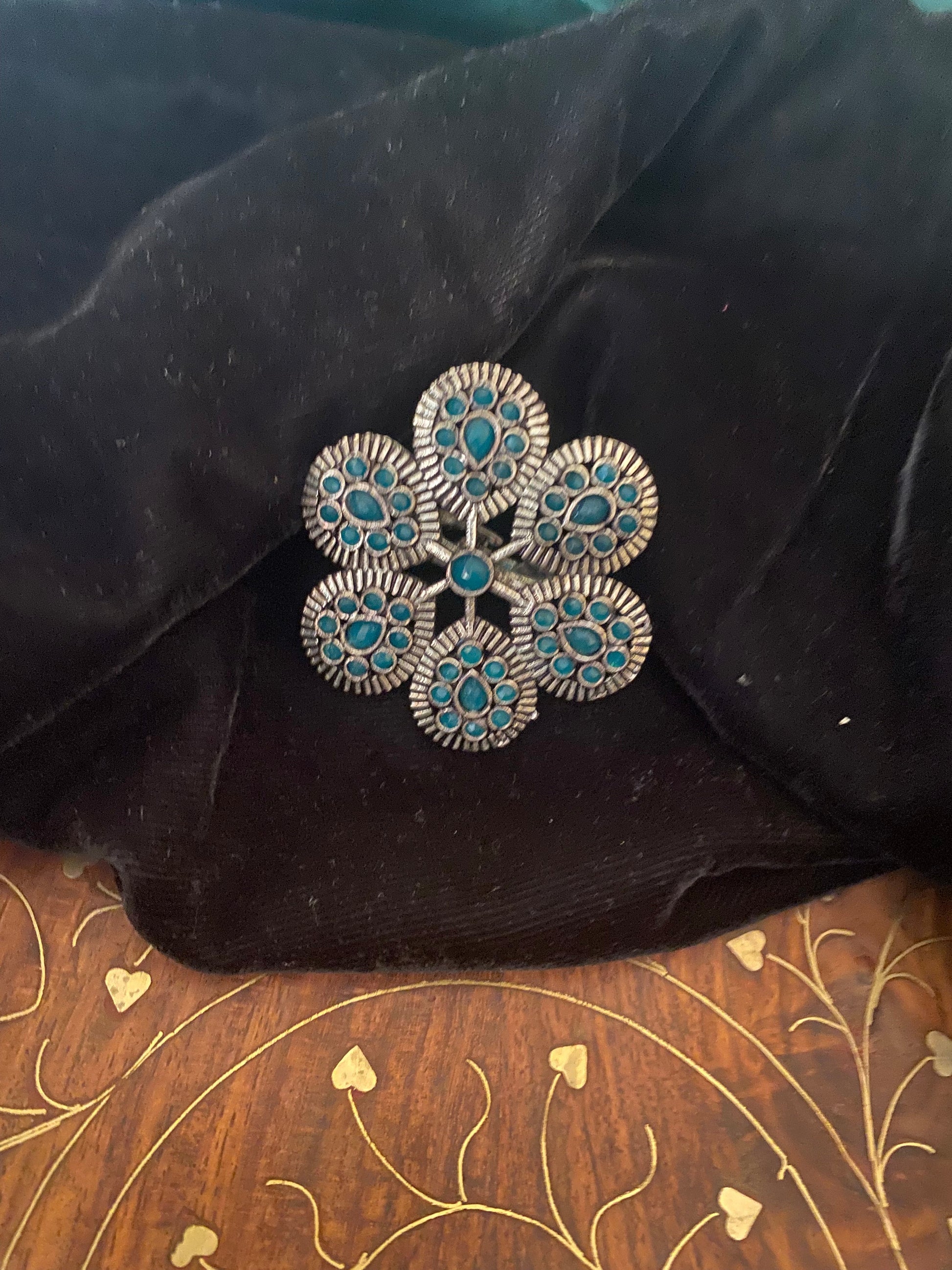 FLOWER JUMBO RING Gehnacollections