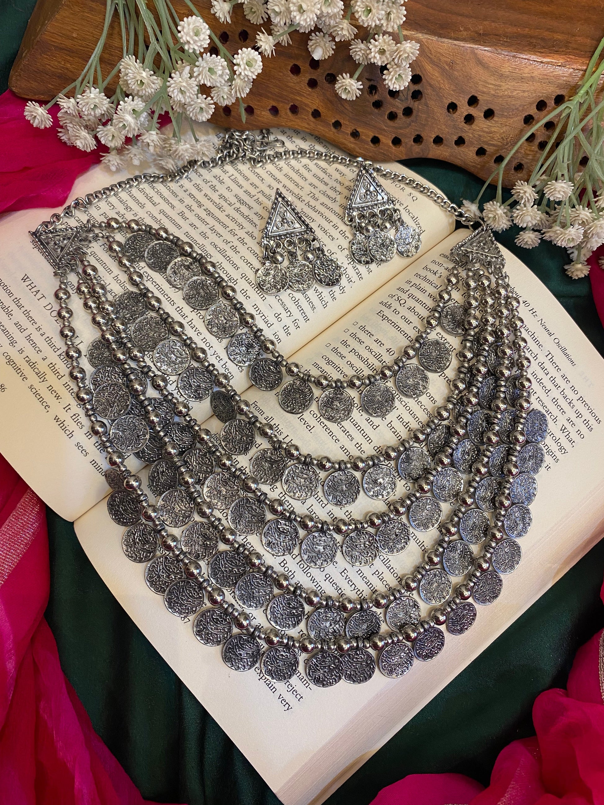 Coin Layer Necklace Set Gehnacollections