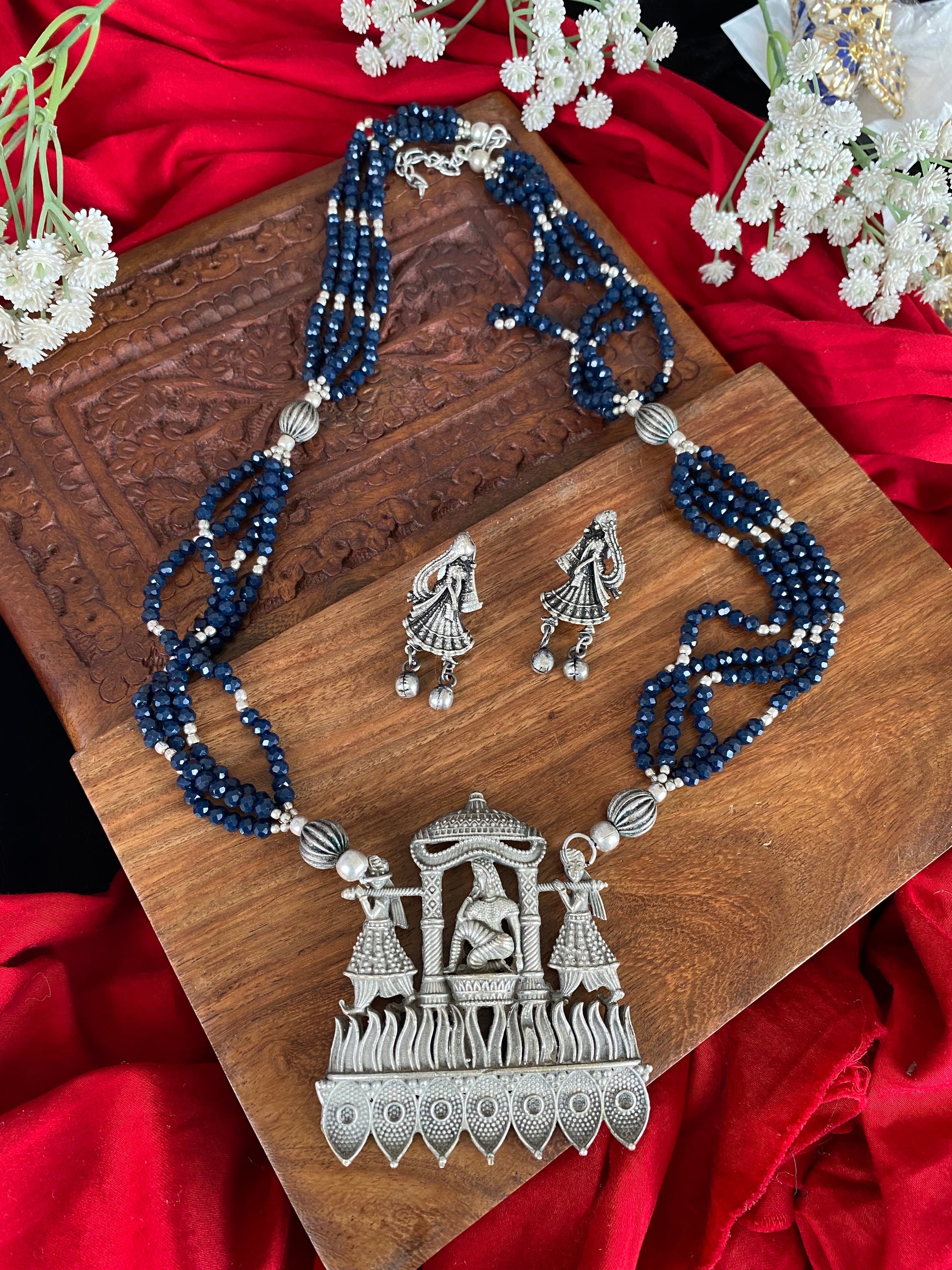 PALKI LONG NECKLACE SET Gehnacollections