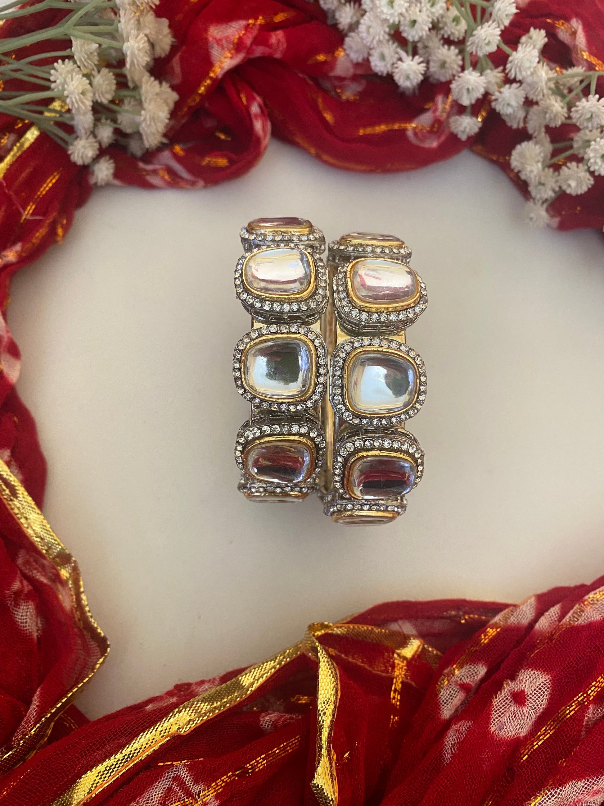 KSHITIZA POLKI REPLICA KADA Gehnacollections