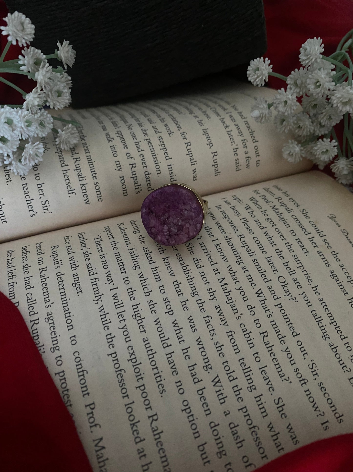 UNFINISHED STONE RING Gehnacollections