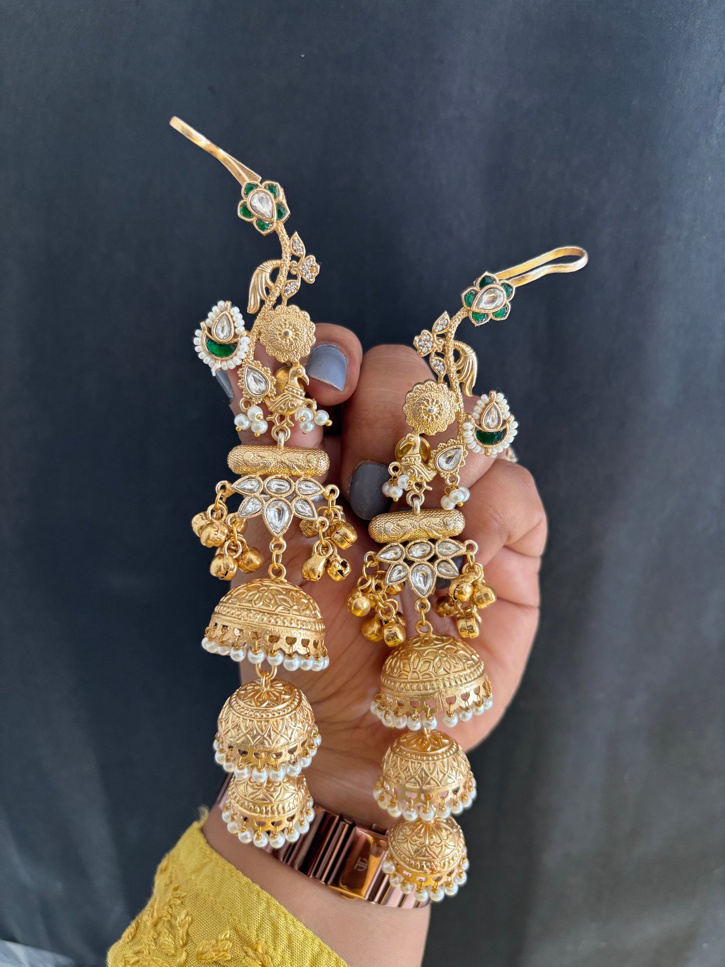 TARINI 3 LAYER JHUMKA Gehnacollections