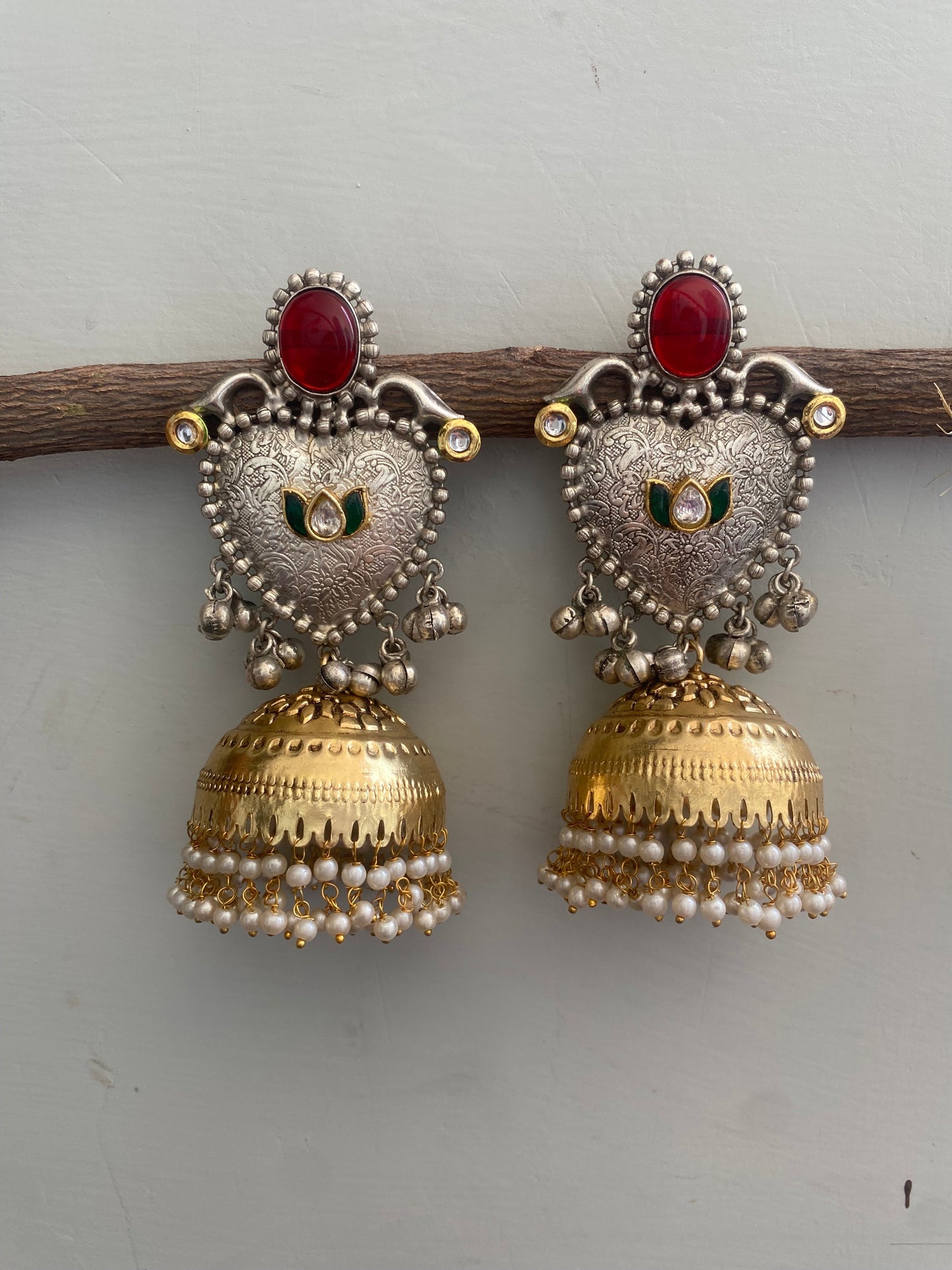 MEENA JHUMKA Gehnacollections