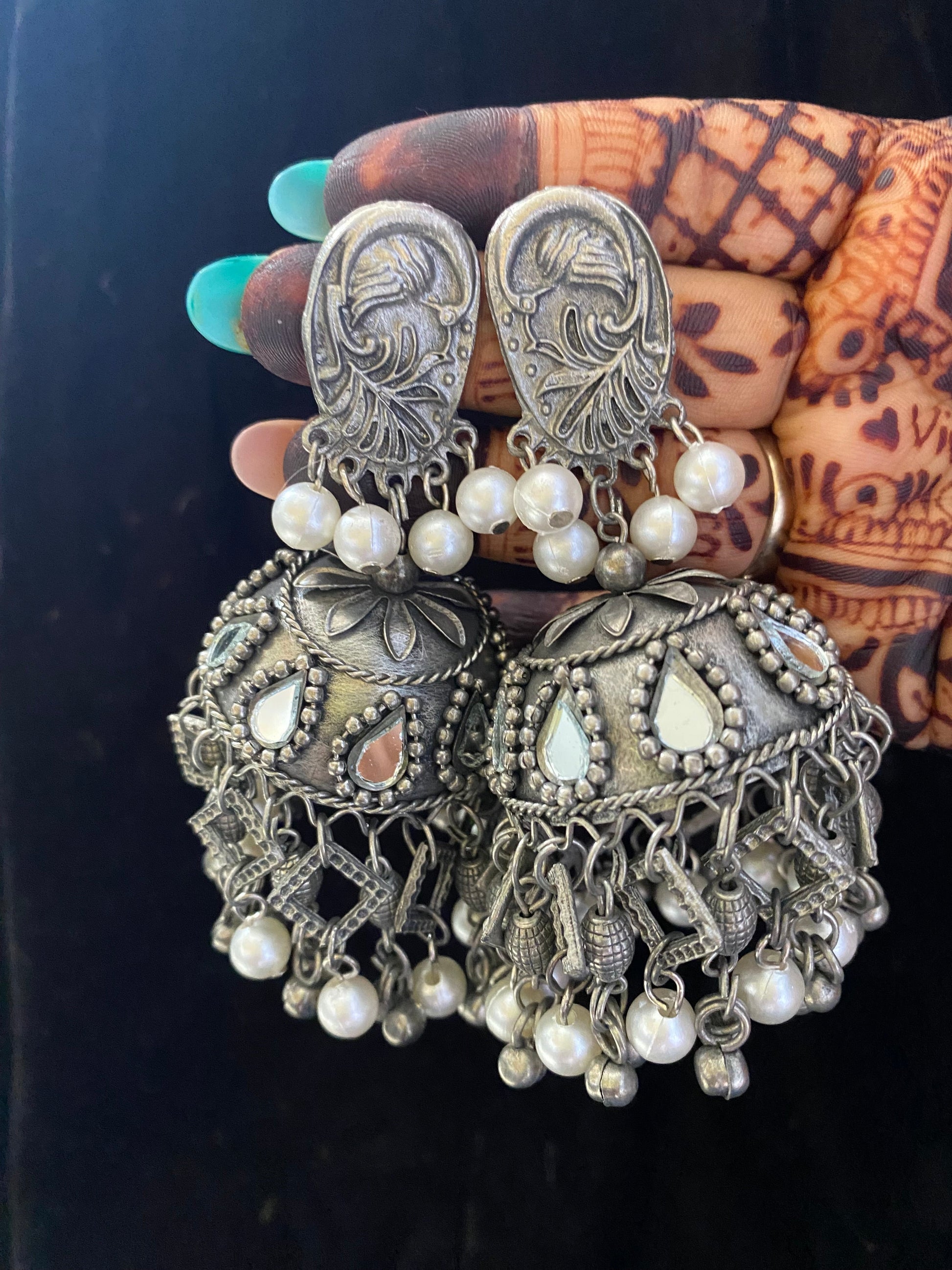 TRISHA JHUMKA Gehnacollections