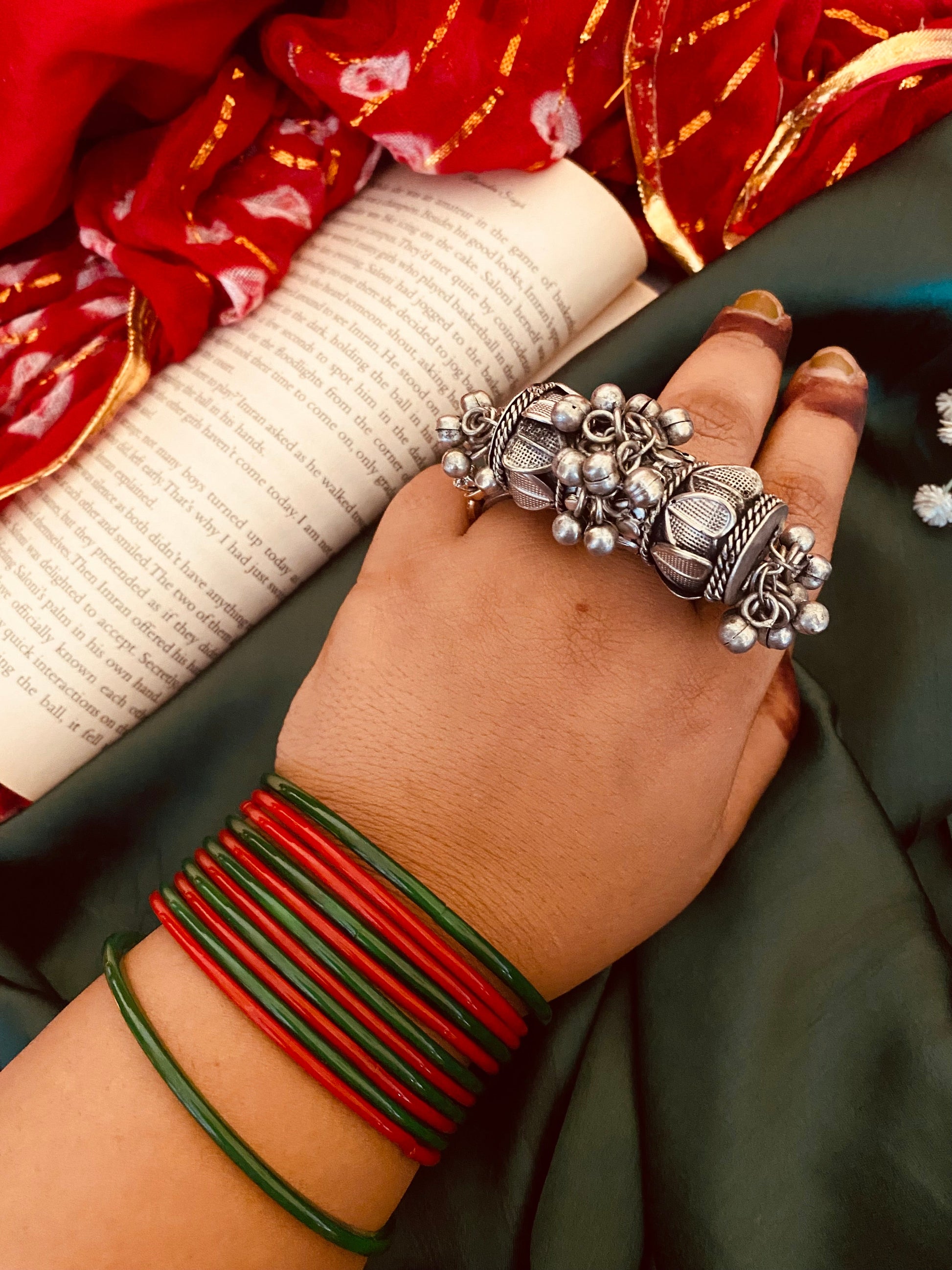 PAVITRA GHUNGHROO RING Gehnacollections