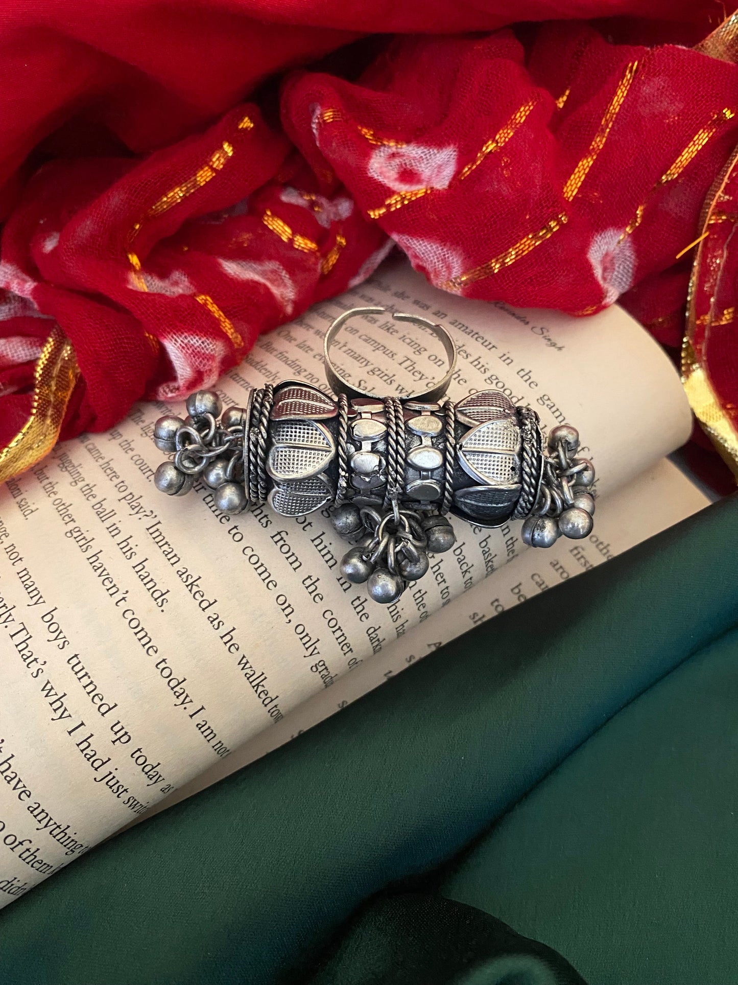 PAVITRA GHUNGHROO RING Gehnacollections