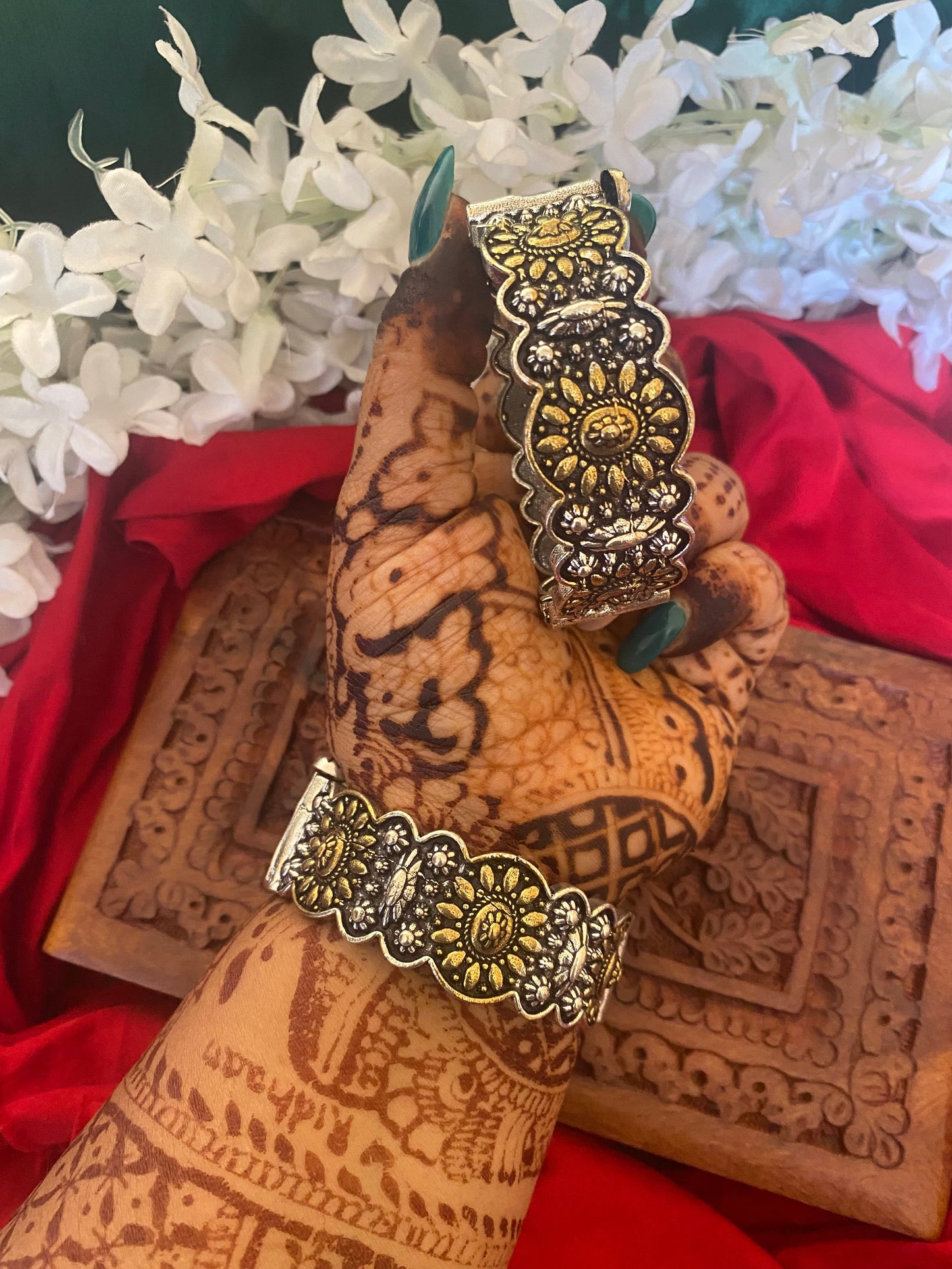 SURYA DUAL TONE KADA Gehnacollections