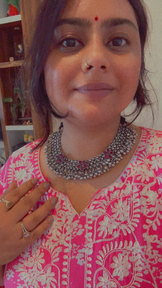 GHUNGHROO STONE CHOKER Gehnacollections